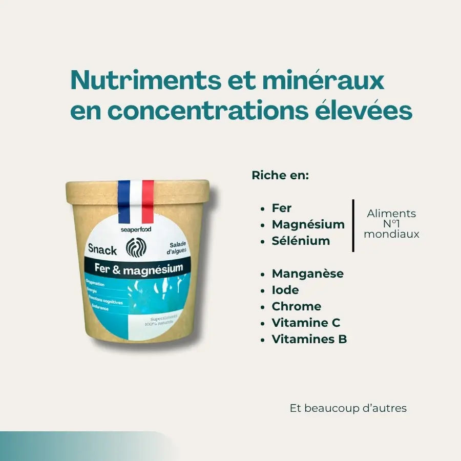 Snacks "Fer et magnésium"